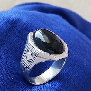 Tuareg ring in solid silver - traditional Tuareg jewelry, handmade