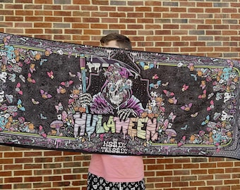 Pashmina dupla face Hulaween