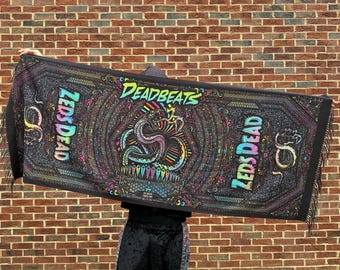 Zeds Dead reversible snake skin Pashmina
