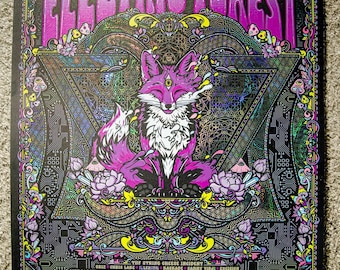 Electric Forest 2026 Rainbow Swirl holographic Foil