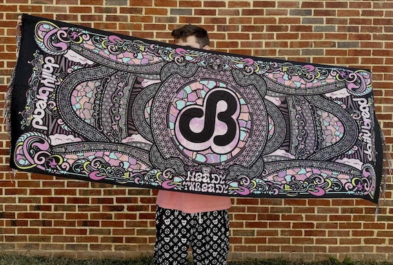 Daily Bread Pashmina Purple Clouds