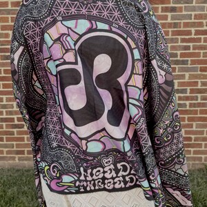 Daily Bread Pashmina Purple Clouds image 7