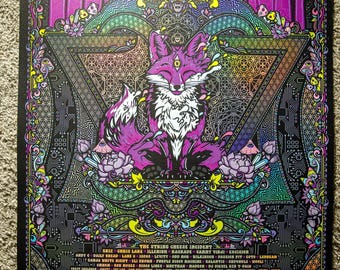 Film holographique arc-en-ciel Electric Forest 2026