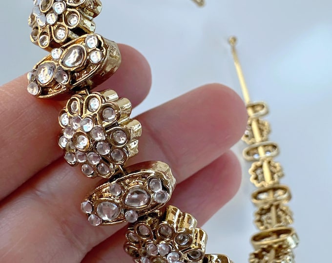 Kundan Antique finish Head Band/Sheesh Phool /Indian Bridal Matha Patti/Sheesh patti/Matha phool/Sheesh patti//ndian Jewelry/Bridal Jewelry/