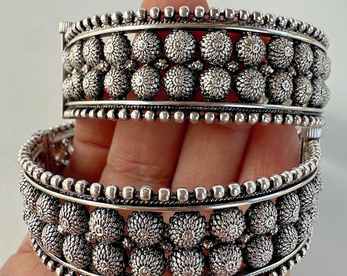 Openable Oxidized Silver Bangles /German Silver /Oxidized Bangles/ Silver Bracelet /Indian bangles/ Banjara Bangles/Indian Wedding Bangles