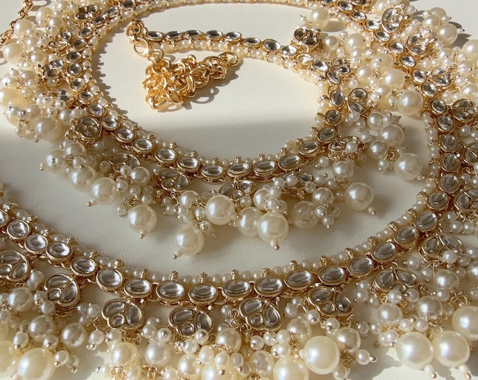 Adjustable bridal Kundan Belly Chain/Kundan Belly chain /Bridesmaid Jewelry/Indian Belly Chain / tagdi/Indian Wedding Jewelry /Sari belt