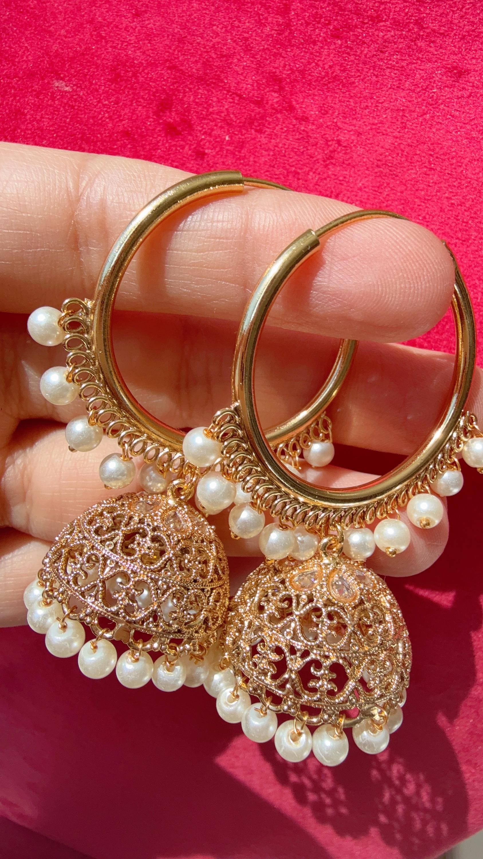 Nadri RSVP Orecchini A Cerchio Con Zirconia Cubica – Placcati Rodio – Per Matrimonio, Damigelle, Cerimonia - 2