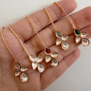 Dainty Maang tikka/ Kundan Tikka/ Indian Wedding Jewelry/ Pakistani Jewelry/ Matha patti/ Indian forehead jewelry/Kundan Maangtikka