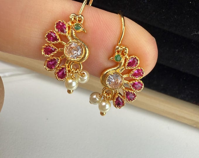 Marathi Bugadi Earrings/1gm Gold Plated earrings /Bugadi Clip-on Earrings for Women/Girls/Upper Ear Clip on Earrings/Indian wire earrings