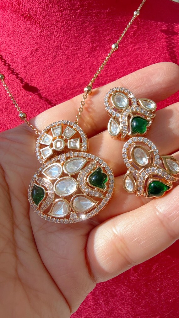 Ensemble Bijoux Indiens Kundan – Cheville Payje – Multicolore – Neuf Sans Boîte