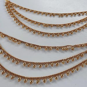 Gold plated Chain/Sahare/Earring support chain/Kaan sahara//Pakistani Jewelry/Bahubali Earrings/Indian Jewelry
