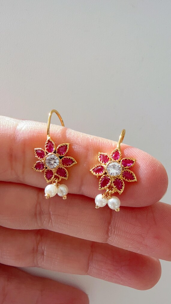 Marathi Bugadi Earrings/1gm Gold Plated Earrings /bugadi Clip-on