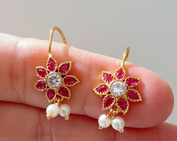 Marathi Bugadi Earrings/1gm Gold Plated earrings /Bugadi Clip-on Earrings for Women/Girls/Upper Ear Clip on Earrings/Indian wire earrings