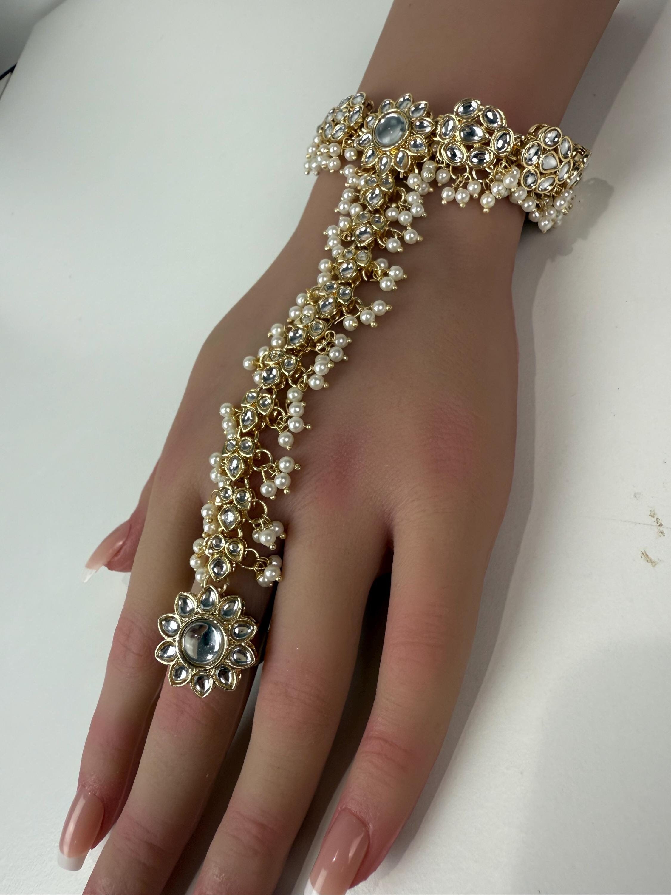 Bridal Hand Harness Etsy UK