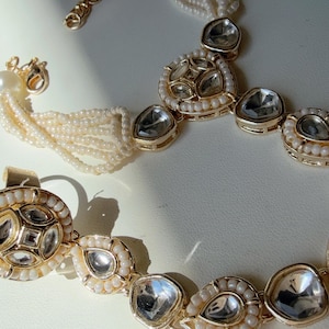 Kundan Hath Paan/Bracelet/Haath phool/Hathh Panja/hand harness/Indian Hand Jewelry//Bridal Jewelry/Indian Wedding jewelry