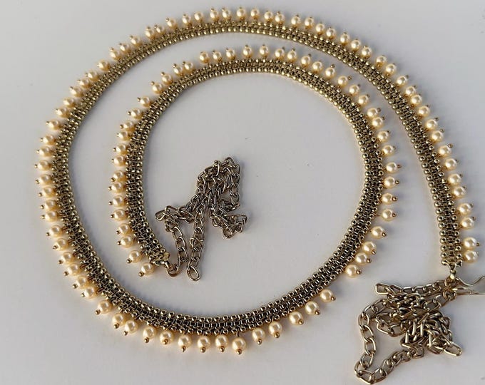 Mehndi Plating Bridal Belly chain/Antique Gold Belly chain/Kundan Waist belt/Indian Belly Chain/ Pearl/South Indian wedding Jewelry/