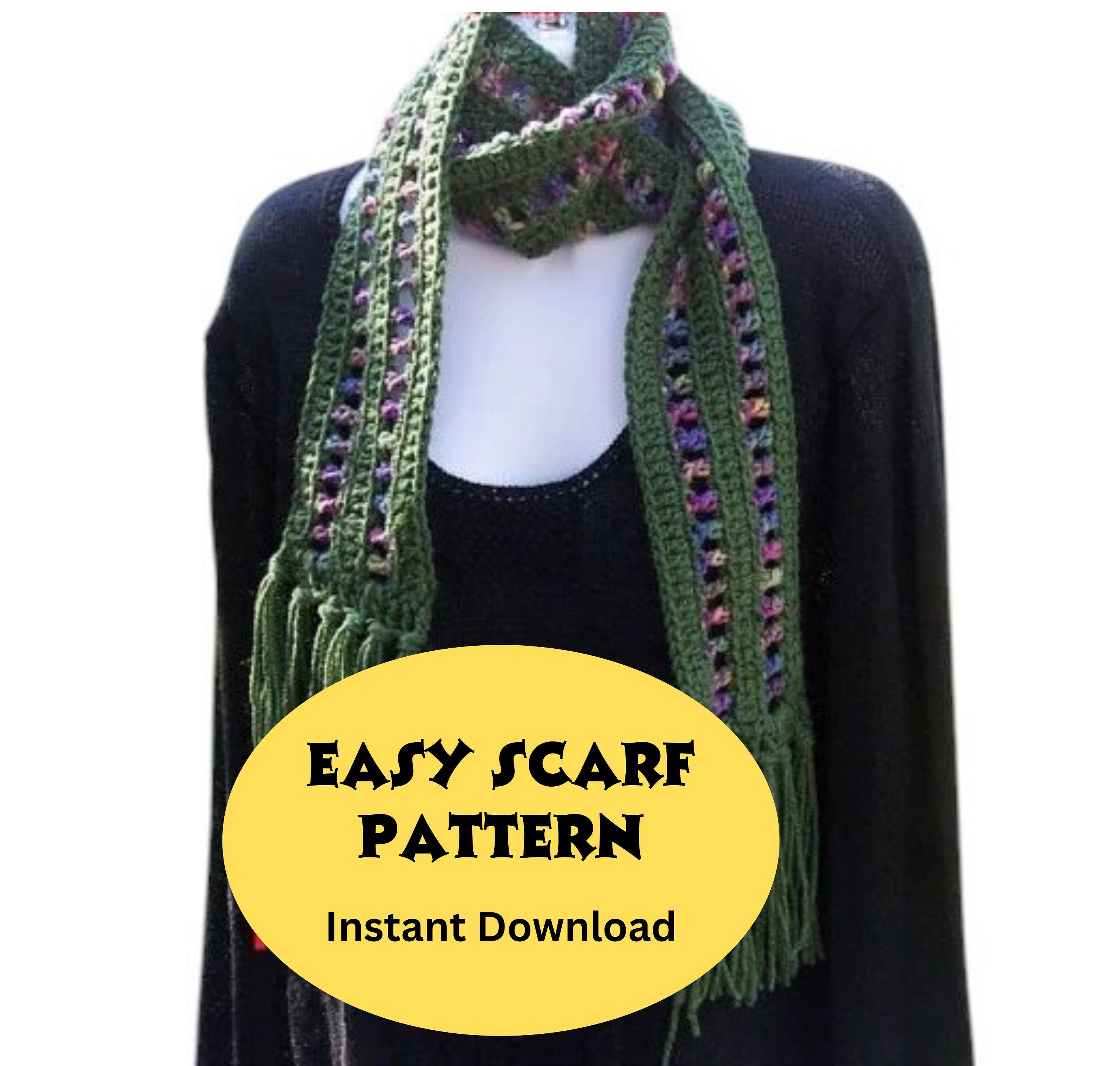 30 Crochet Scarf Ideas: Stylish Patterns for Skinny, Chunky, Cowl, and Wrap Looks 21 Jacob's Ladder Skinny Scarf Pattern