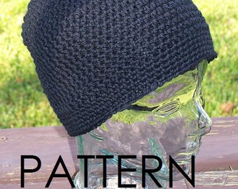 Easy Crochet Winter Hat Pattern Beanie Mens Women Unisex