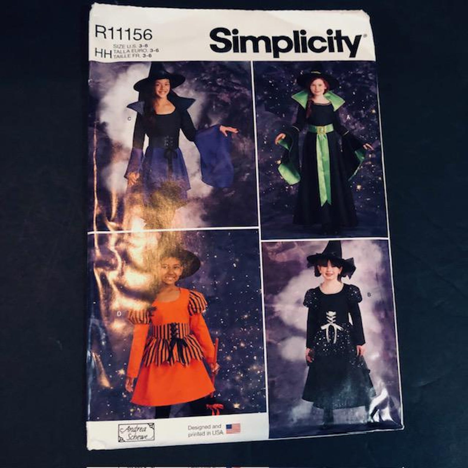 Simplicity Costume Sewing Pattern R11156 Children's Girl 3 - 6 Kids ...