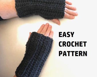 Einfaches Häkeln Fingerlose Handschuhe Strickmuster Download Winter Accessoires