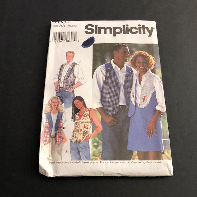 福袋 バースデイ #7031 Pattern Simplicity * M) S (XS :AA * 裁縫材料