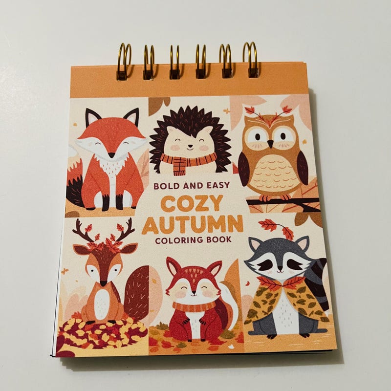 Mini Coloring Book - Etsy
