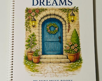 Cottagecore Coloring Book | Doorway Dreams, Relaxing Illustrations