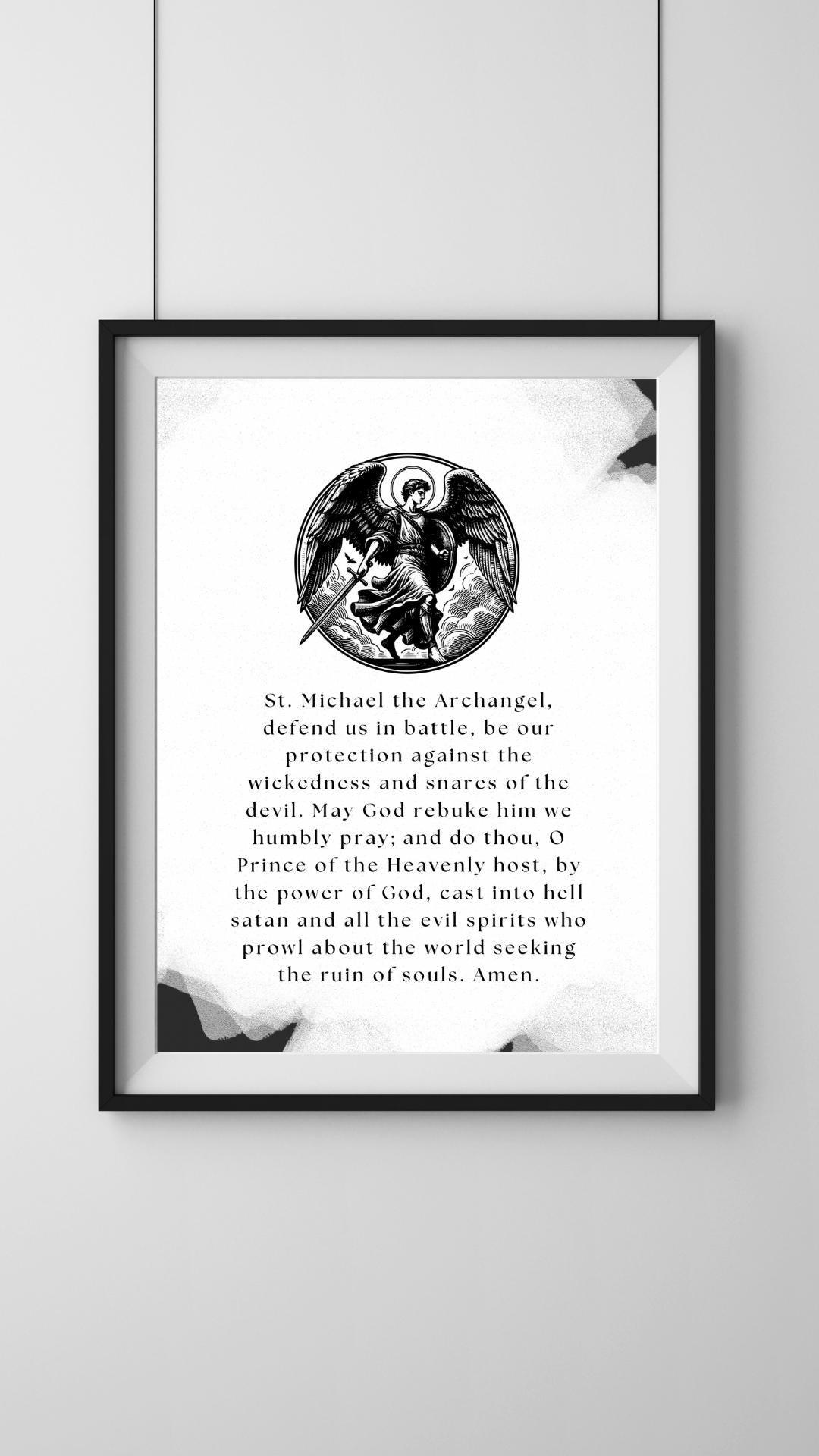 DIGITAL Download - St. Michael the Archangel Wall Print - Catholic Art ...