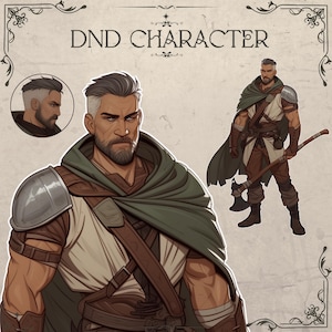 DND, Custom DND Character, DnD character, Fantasy Character dnd Commission, Dungeon and Dragons, DnD Art, DnD Gift, DnD Character Sheet, RPG