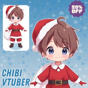Custom Chibi Vtuber | Custom Vtuber Model, live2d model, OC, Vtuber Design, Vtuber Character, Anime Art, Anime Character, Vtuber assets