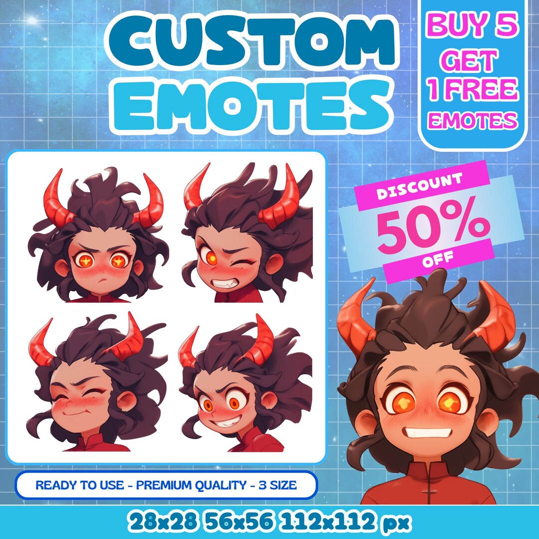 Custom Animated Emotes, Emojis, Sub Emotes for Your Twitch, Youtube ...