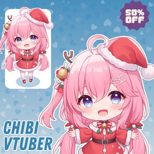 Aangepaste Chibi VTuber-avatar: getuigd Live2D-model voor Twitch- en YouTube-streaming