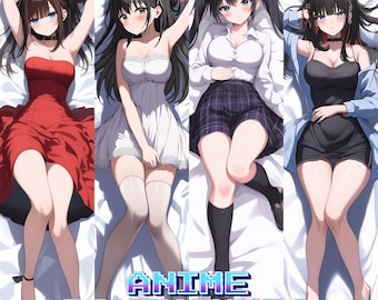 Custom Anime Dakimakura Art Commission: Waifu, Husbando, OC Body Pillow Cover