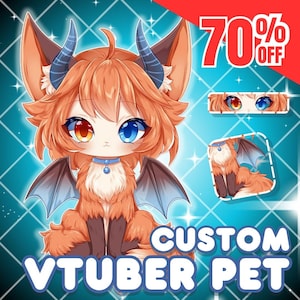 Custom Vtuber Pet | Animal Vtuber, Animal Vtuber Pet, Mascot, Vtuber, L2d, Vtuber Pet, Vtuber Mascot, Animal Pet, Anime Pet