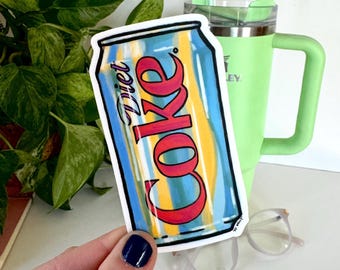 Diet Coke Vinyl Sticker