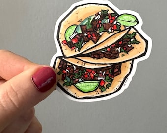 Street Taco Vinyl Sticker