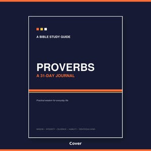 Proverbs 31-Day Bible Study Journal | Daily Devotional Workbook (PDF Download)