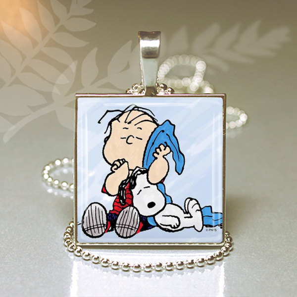 LINUS SNOOPY Peanuts Security Blanket Long Day Nap Altered Art Etsy