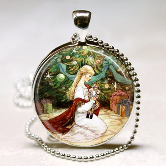 The NUTCRACKER Ballet Charm Necklace CLARA / Christmas Dance Etsy