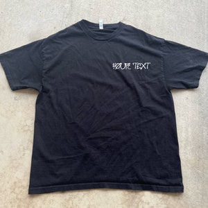 custom double sided shirt