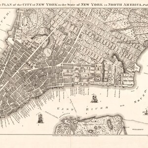 Historic Master Plan of Manhattan, 1797