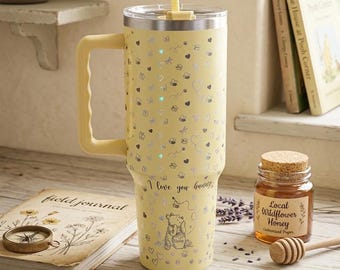 Ich liebe Hunny digitale Datei für Tumbler Wrap