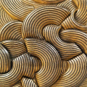 3D Wall Decoration: Modern Art | Pop Art | Wall Sculpture | 3D Wall Art | Unique Square Sculpture in Real Wood Frame TriColor