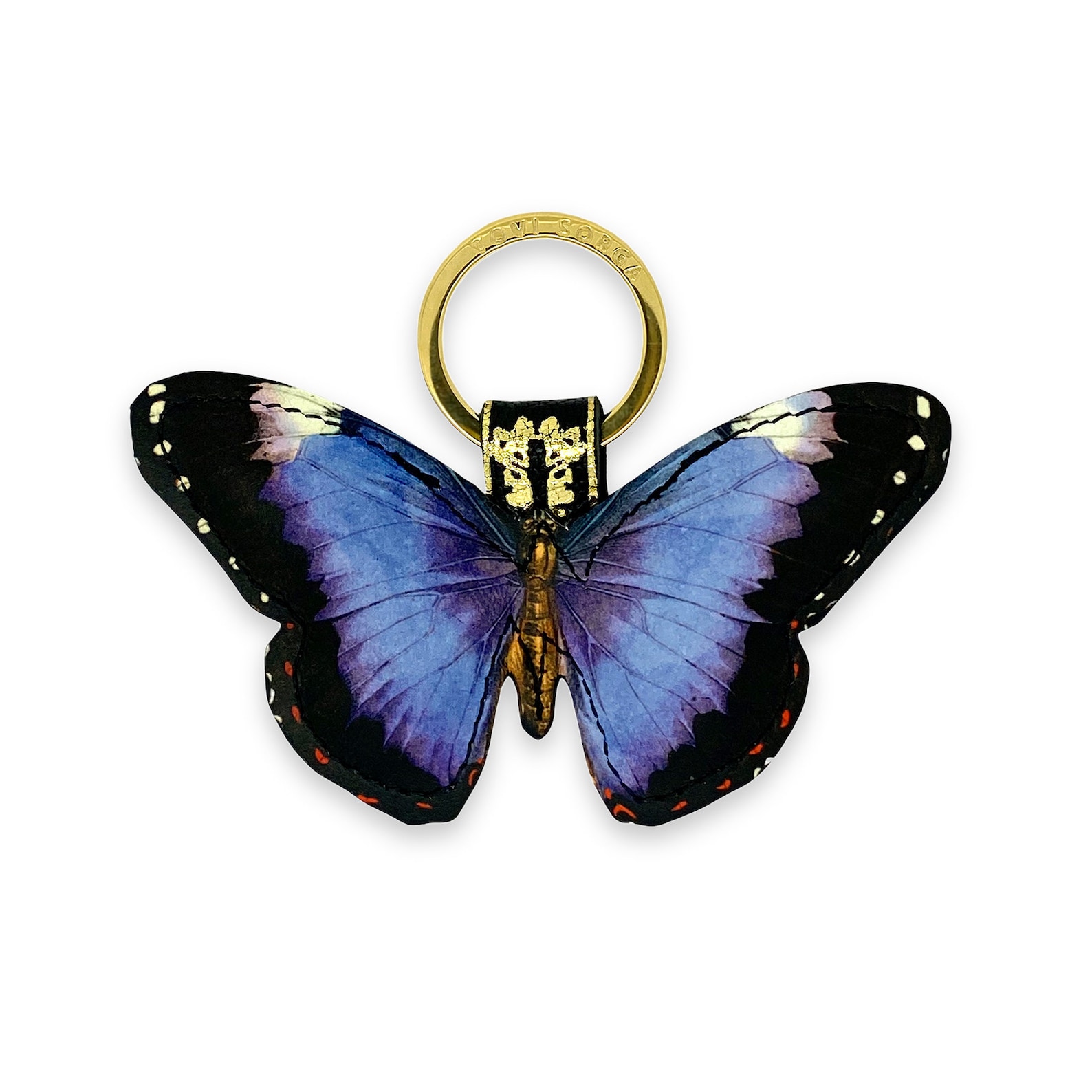 Butterfly keychain Butterfly Key Ring Leather Keychain Gift Etsy