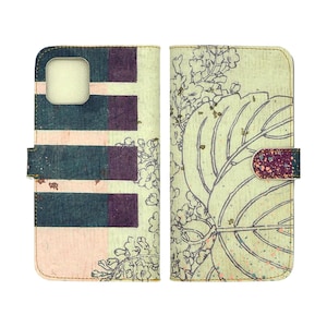 Leather Wallet iPhone 15 Pro Max Case, iPhone 14, iPhone 13 Pro Max case, iPhone 13: Sketchbook Art Design