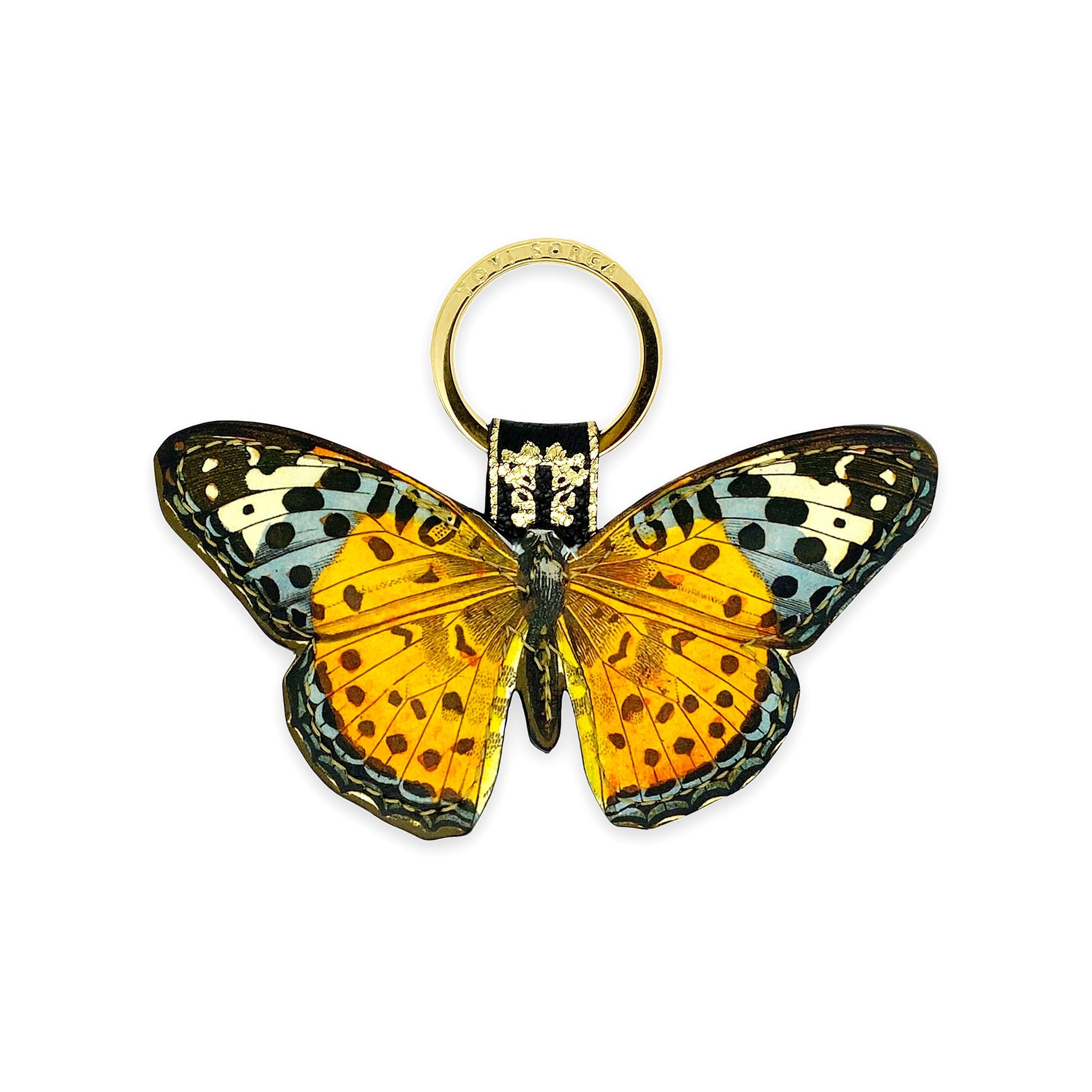 Butterfly Key Rings Leather Butterfly Key Ring, Butterfly Keychain, Butterflies Bag Charm ...