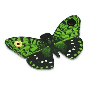 Butterfly cable tidy, cable organiser, headphone holder, cord tidy: Vintage Botanical Butterflies - Monarch Butterfly