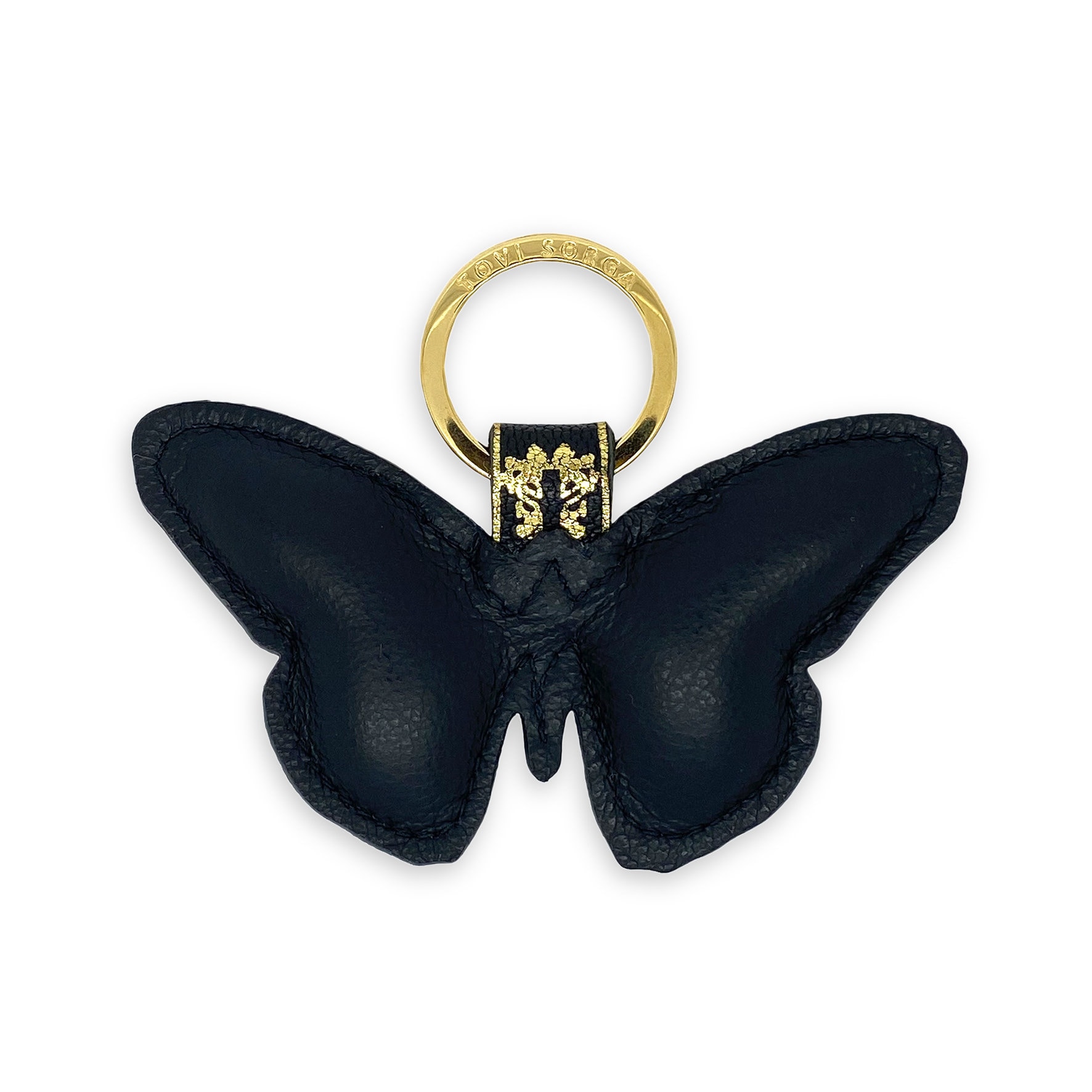 Butterfly Key Rings Leather Butterfly Key Ring, Butterfly Keychain, Butterflies Bag Charm ...