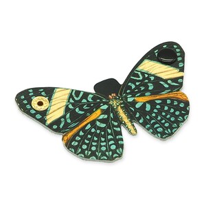 Butterfly cable tidy, cable organiser, headphone holder, cord tidy: Vintage Botanical Butterflies - Monarch Butterfly