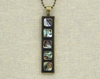 Abalone Shell Pendant Necklace